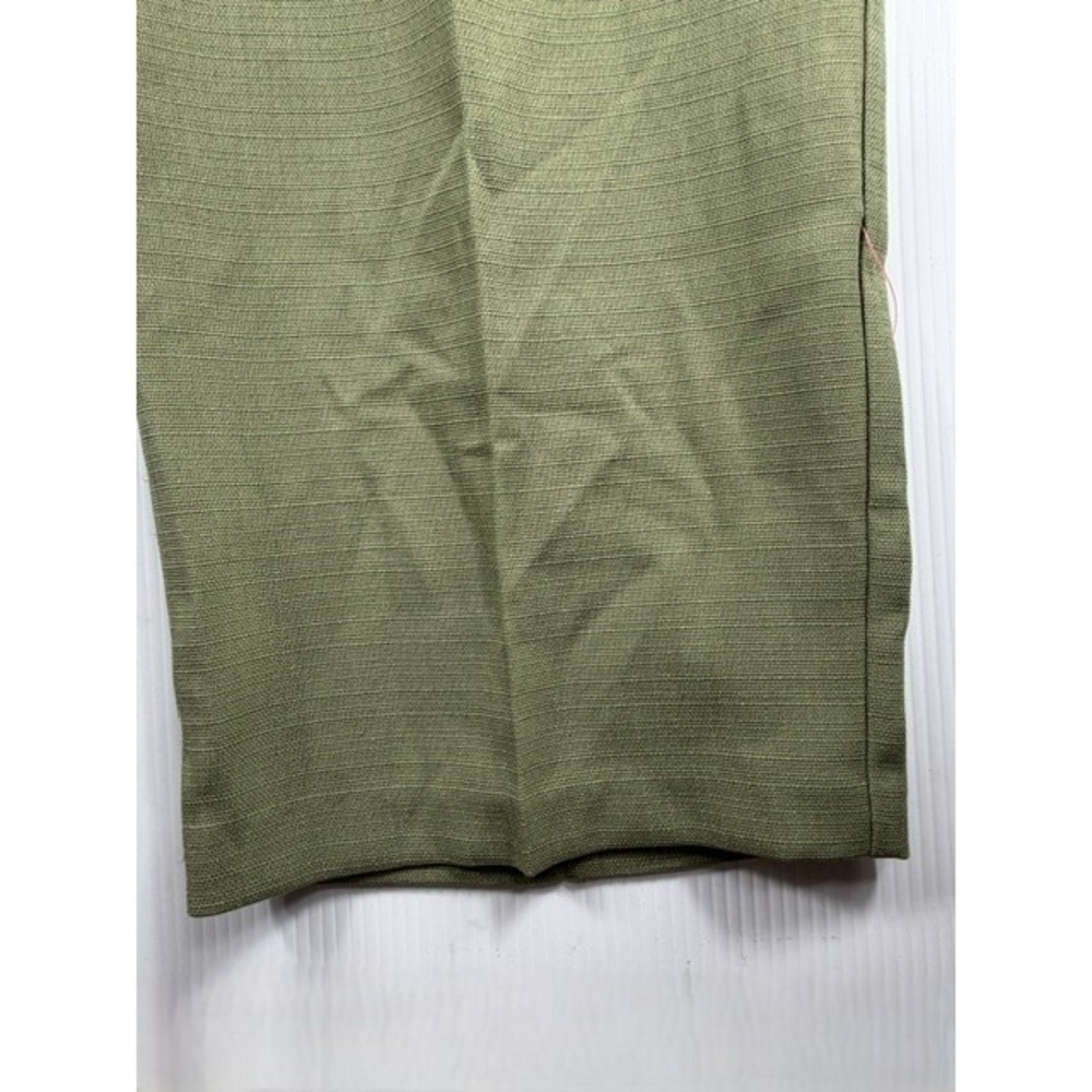 ASOS Design Tailored Tapered Trouser Pants Khaki Green High Rise Womens 14 Work - Picture 5 of 10